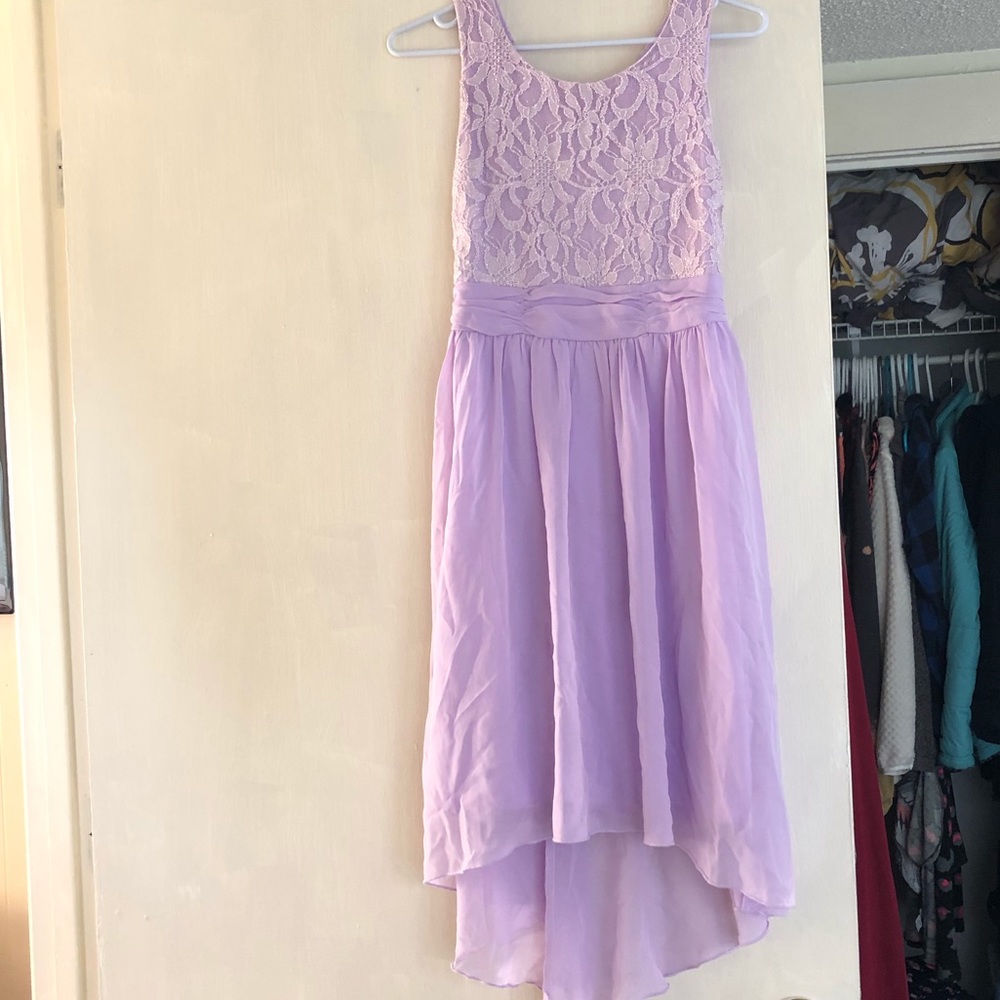 Girls light purple dress